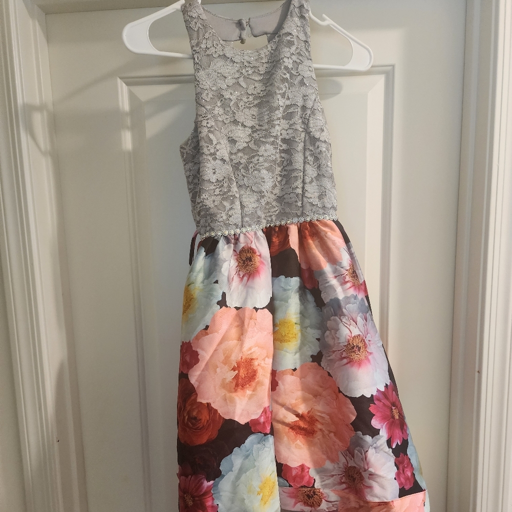 Girls size 12 long back and short in the front dress
